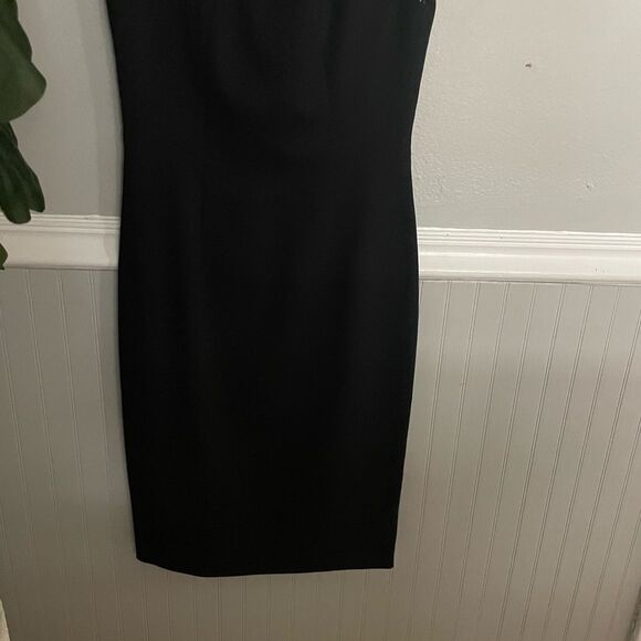 L'Agence For Intermix Embroidered-Mesh Fitted Dress Black Women's Size 2 - Picture 7 of 13